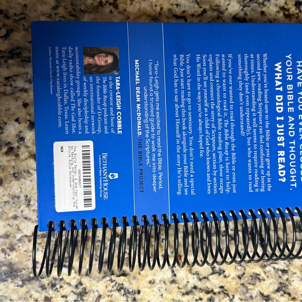 Spiral Bible Recap Book HTF in Spiral